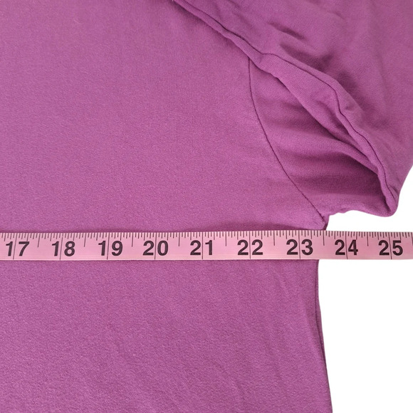 Splendid XL Light Orchid Ombre Dip Dye Crew Neck Pullover Long Sleeve Top - Picture 11 of 12